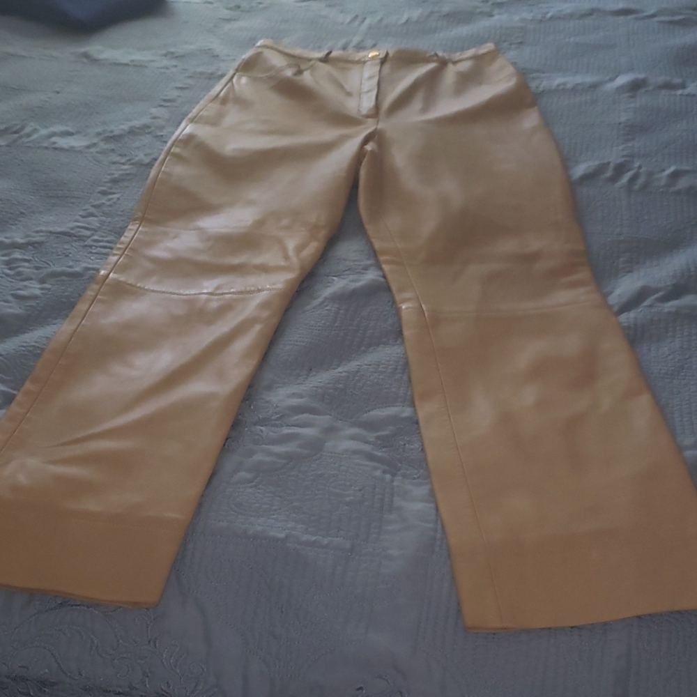 Leather pants Escada